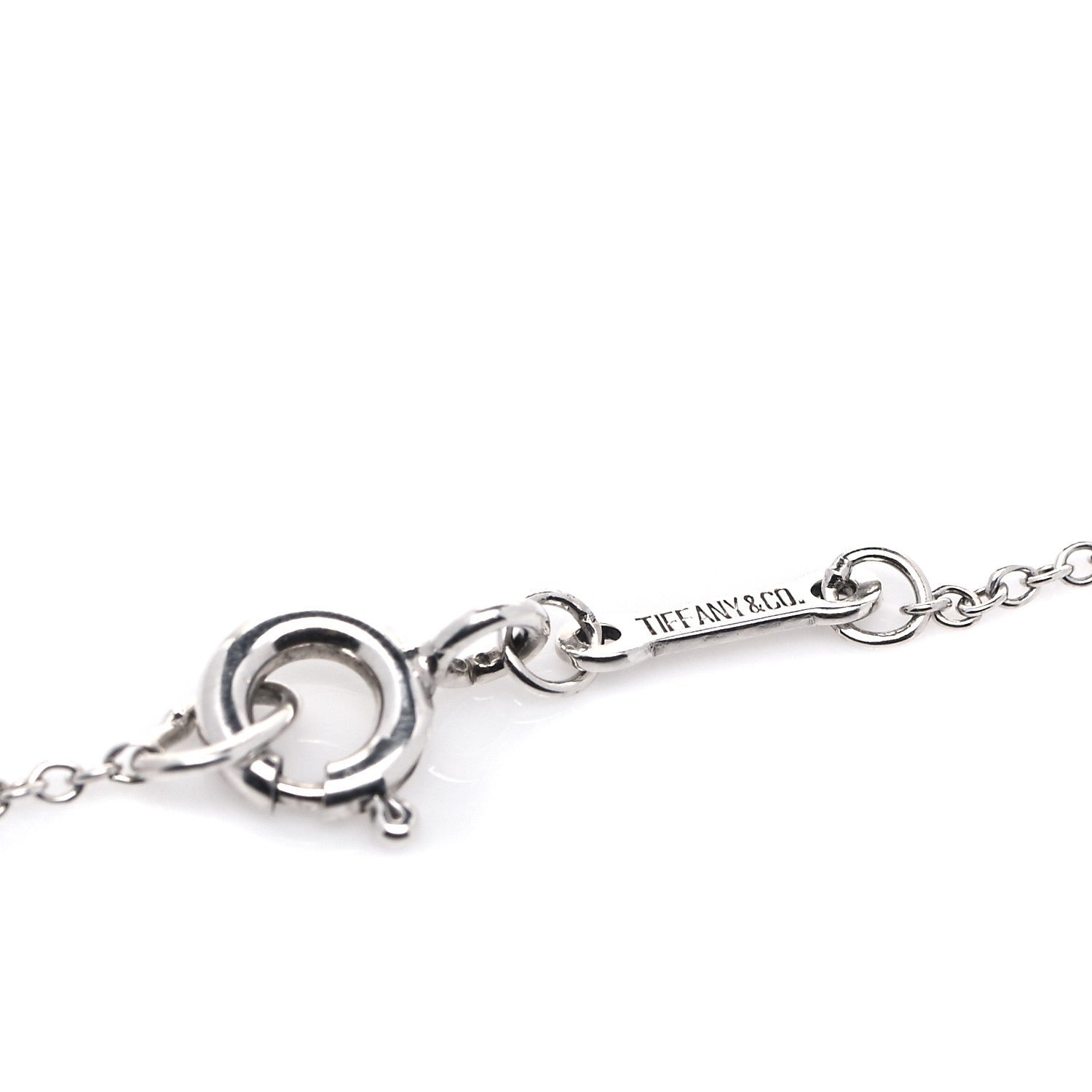 Tiffany Sterling Silver 12mm Elsa Peretti Eternal Circle Pendant Necklace 4 of 6