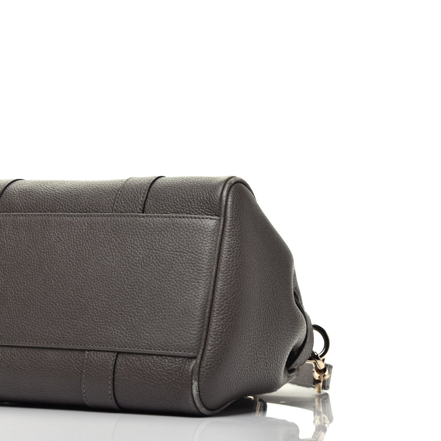 Mulberry Classic Grain Calfskin Small Bayswater Satchel Dark Grey 11 of 11