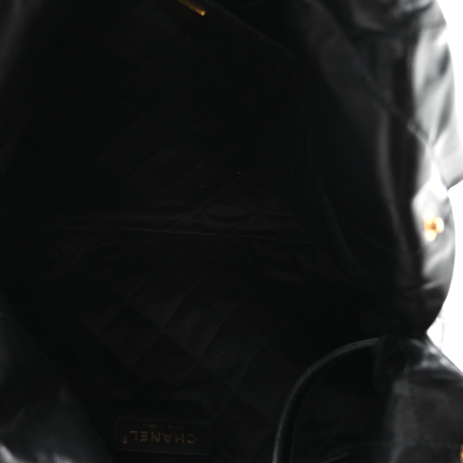 Chanel Shiny Calfskin Quilted Small Chanel 22 Black 6 of 11