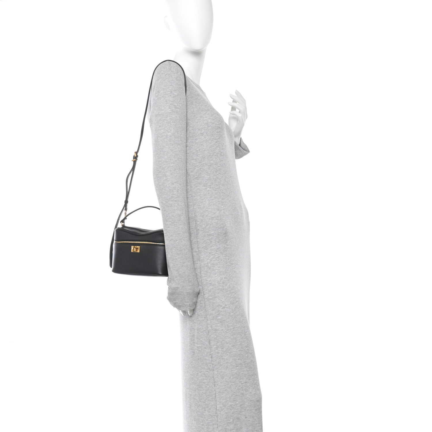 Balenciaga Natural Smooth Calfskin Rodeo Vanity Black 2 of 9