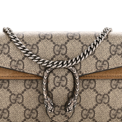 Gucci GG Supreme Monogram Super Mini Dionysus Shoulder Bag Taupe 8 of 12