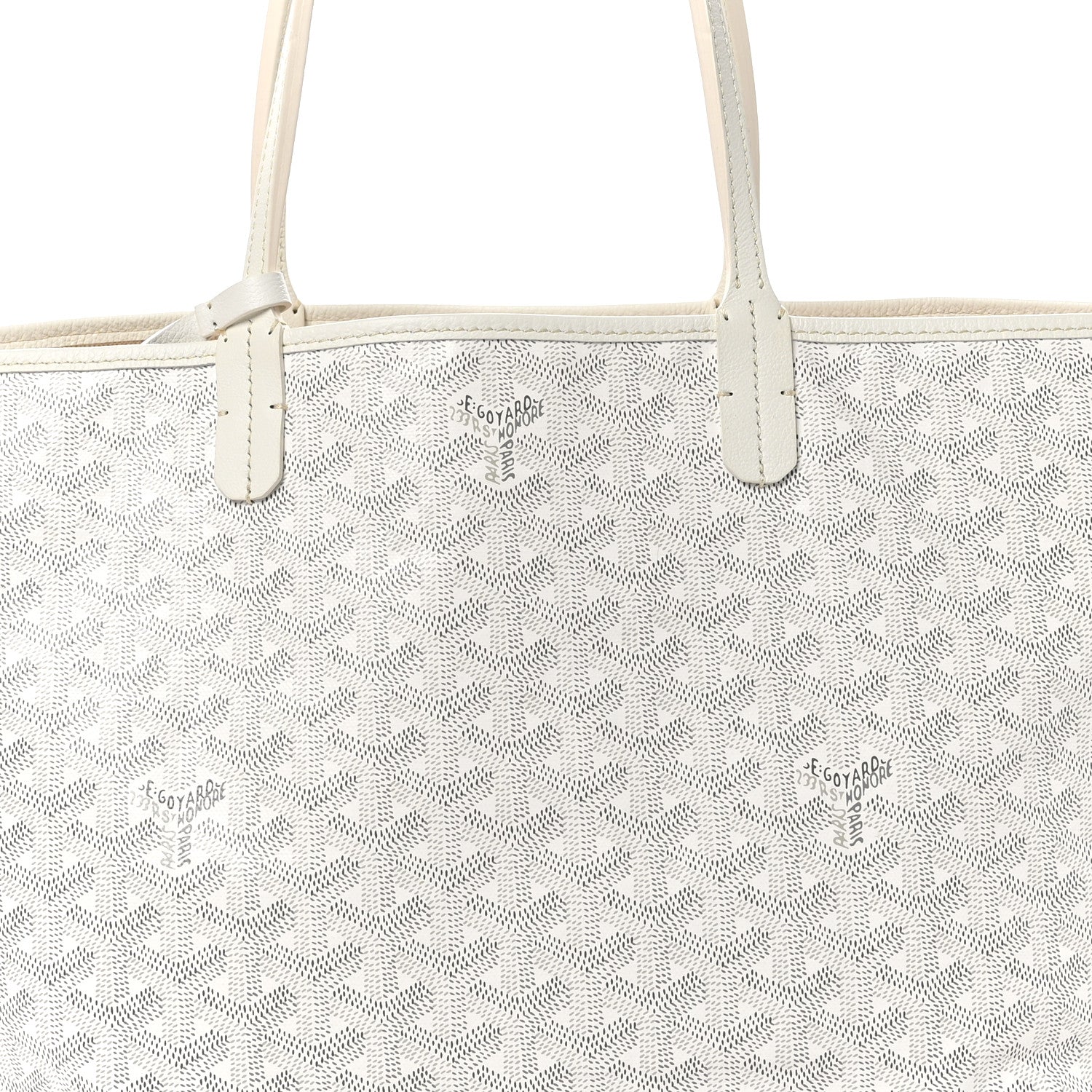 Goyard Goyardine Saint Louis PM White 9 of 11