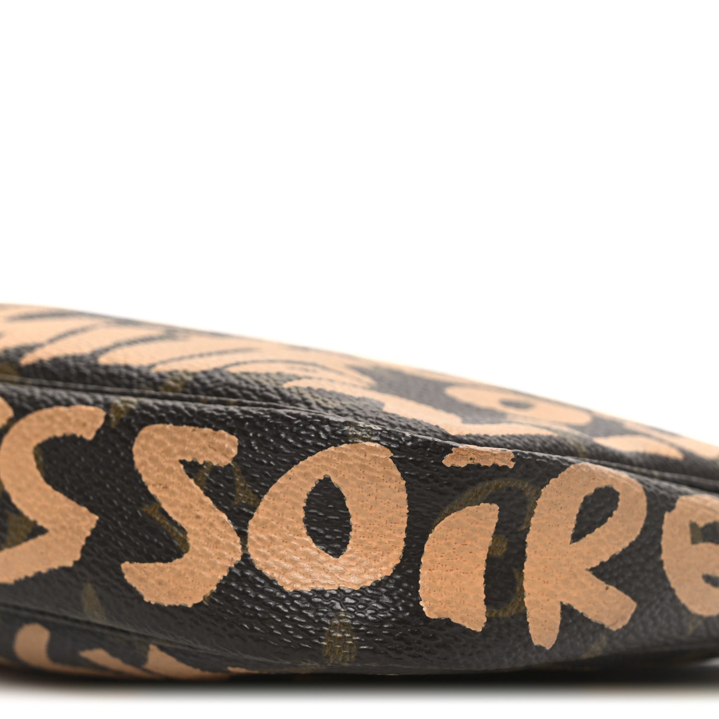 Monogram Graffiti Pochette Accessories Peach