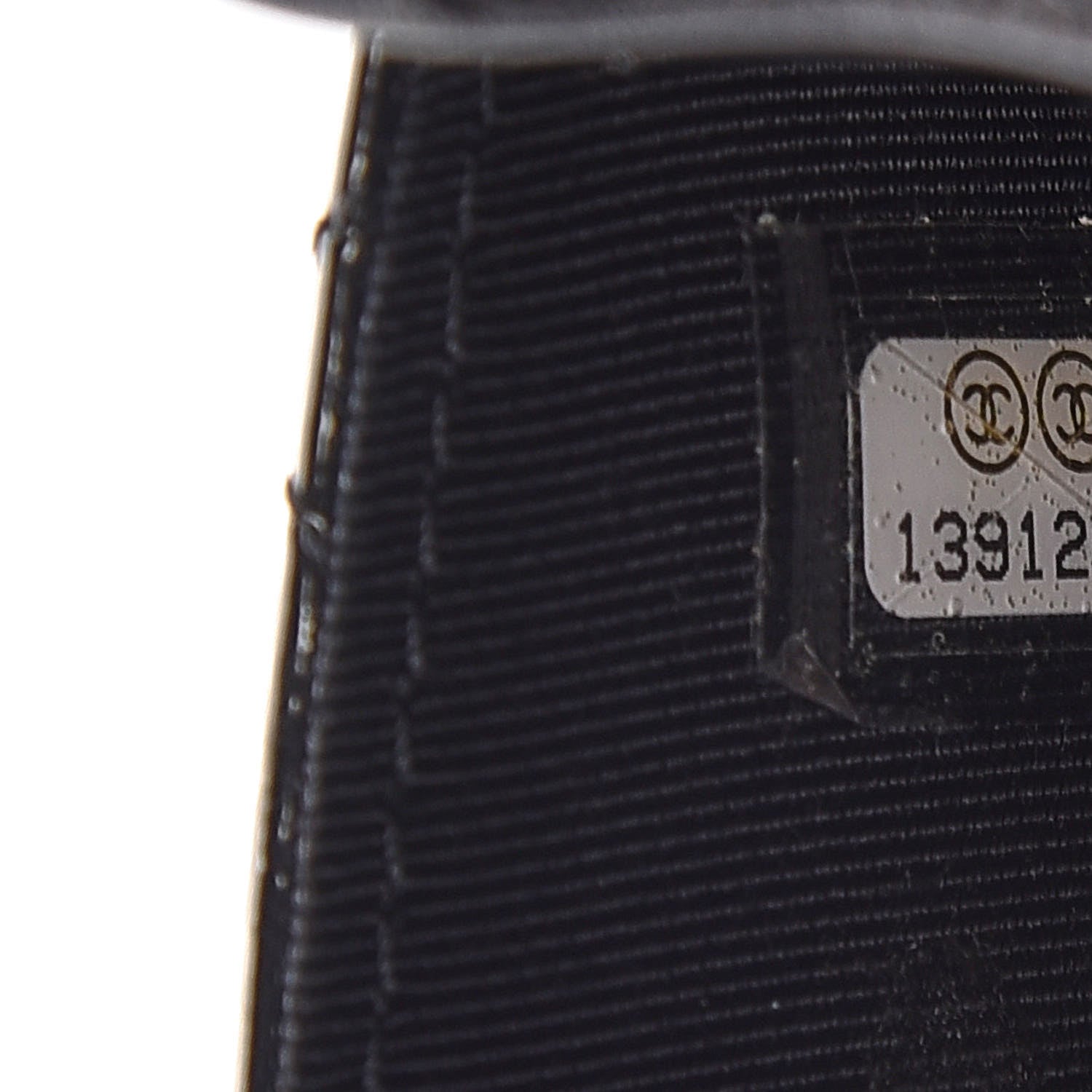 Chanel Distressed Patent Calfskin Quilted Reissue Wallet On Chain WOC Black 8 of 10
