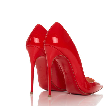 Christian Louboutin Patent So Kate 120 Pumps 35 Corazon 4 of 6