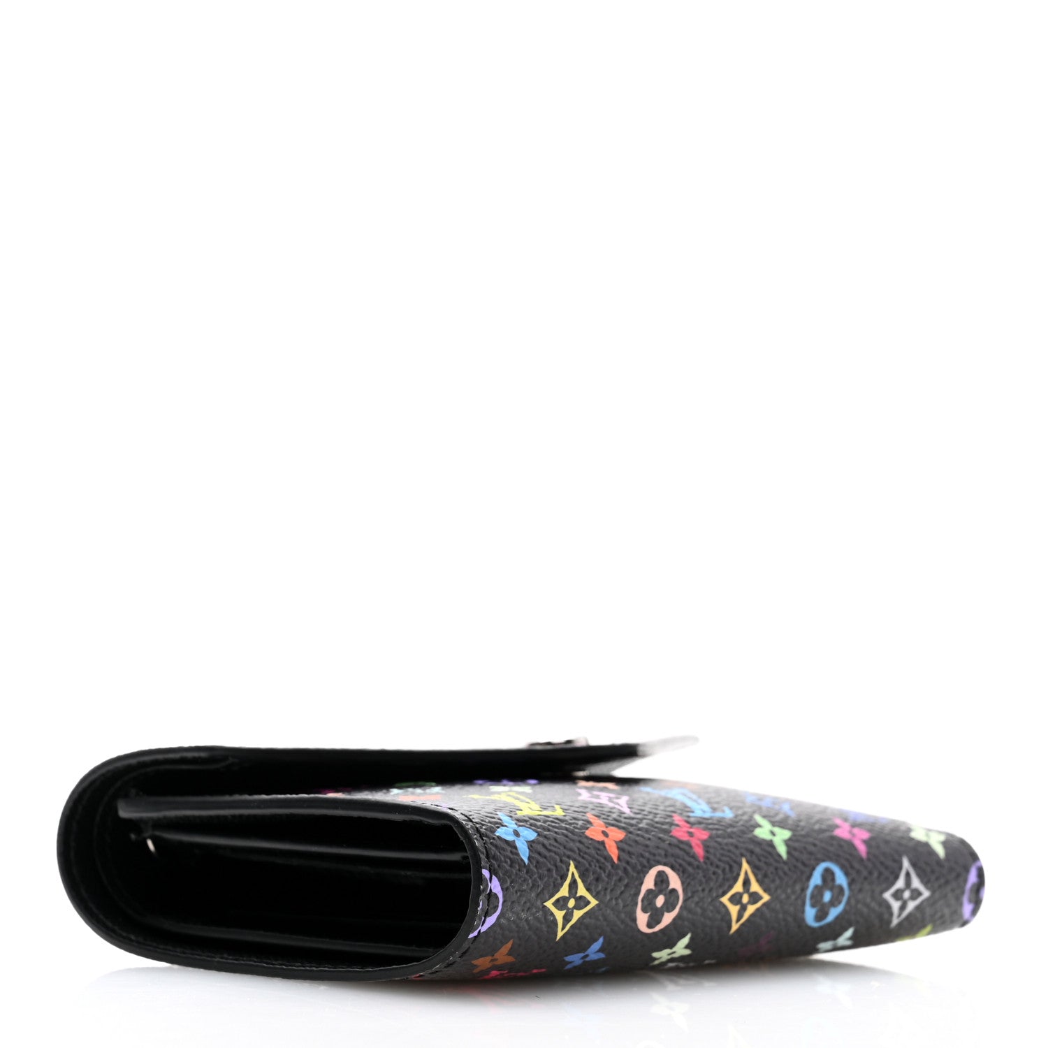 Louis Vuitton LV X TM Monogram Multicolor Victorine Wallet Black 4 of 7