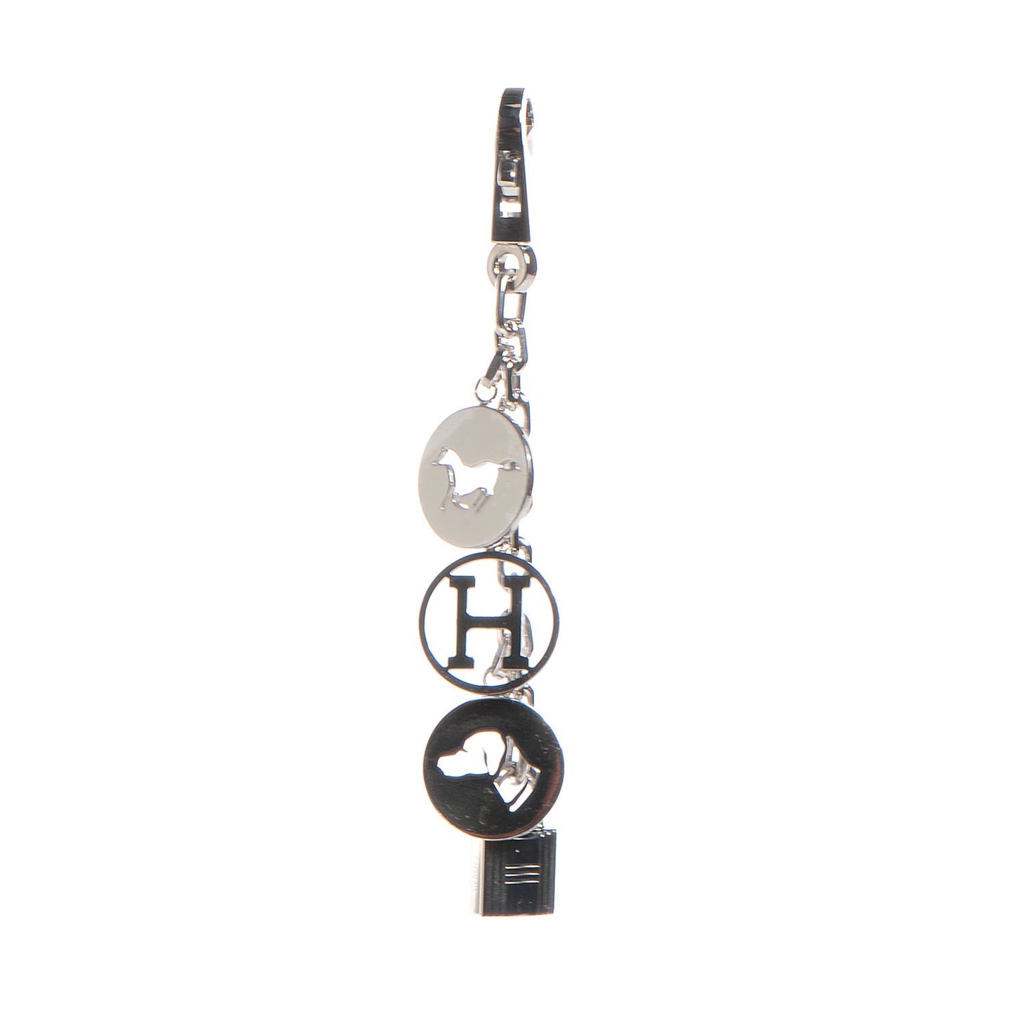 Palladium Breloque Bag Charm Silver
