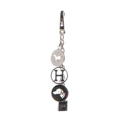 Hermes Palladium Breloque Bag Charm Silver 3 of 5