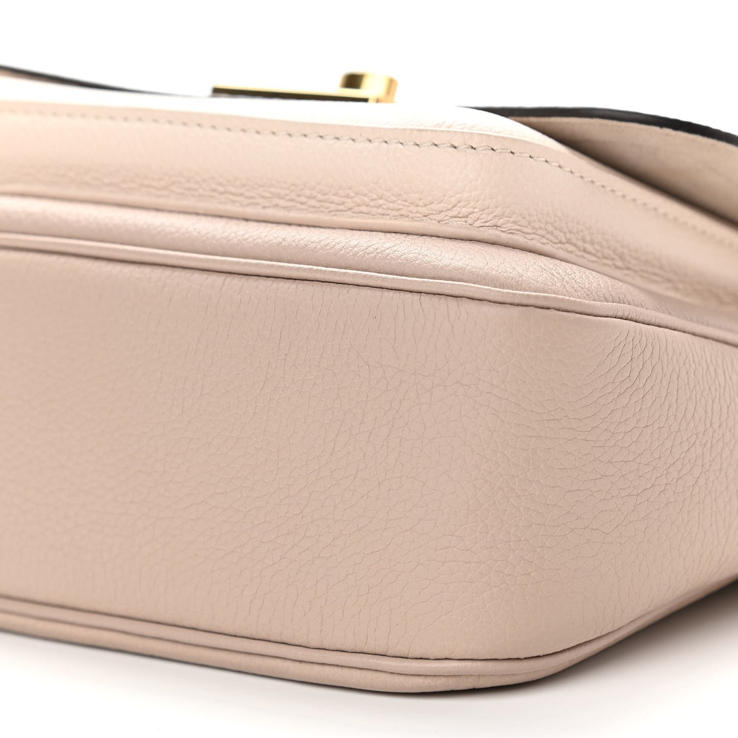 Grained Calfskin Lockme Tender Greige