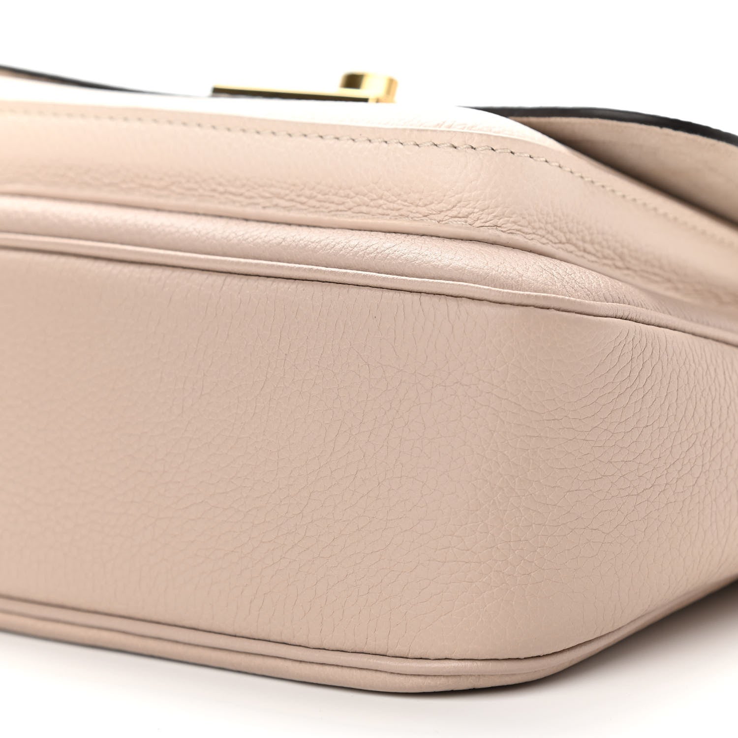 Louis Vuitton Grained Calfskin Lockme Tender Greige 8 of 9