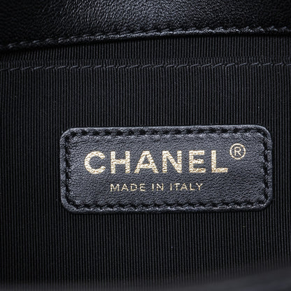 Chanel Lambskin Quilted Medium Boy Flap Black 6 of 8