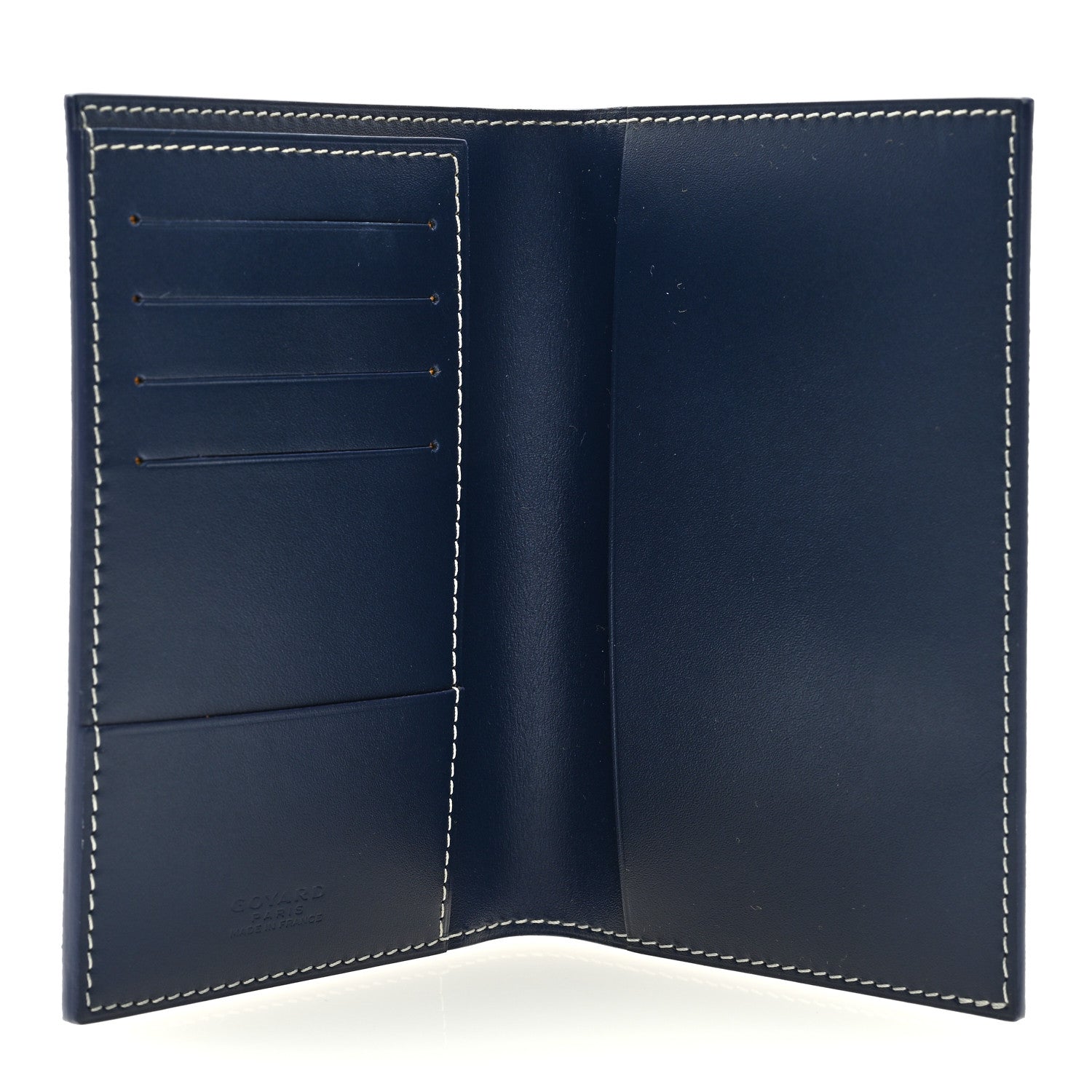 Goyard Goyardine Grenelle Passport Wallet Navy 5 of 6