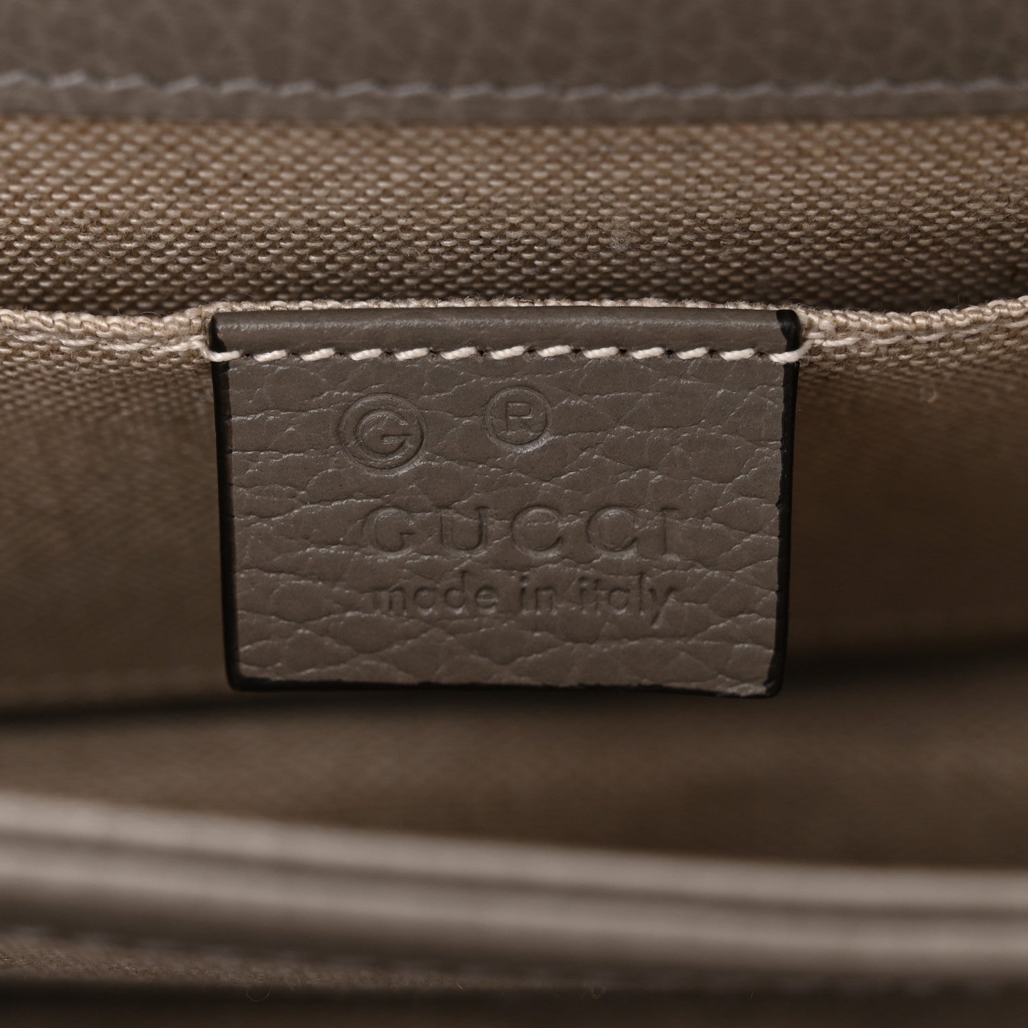 Gucci Dollar Calfskin Small Interlocking G Shoulder Bag Loess 6 of 10