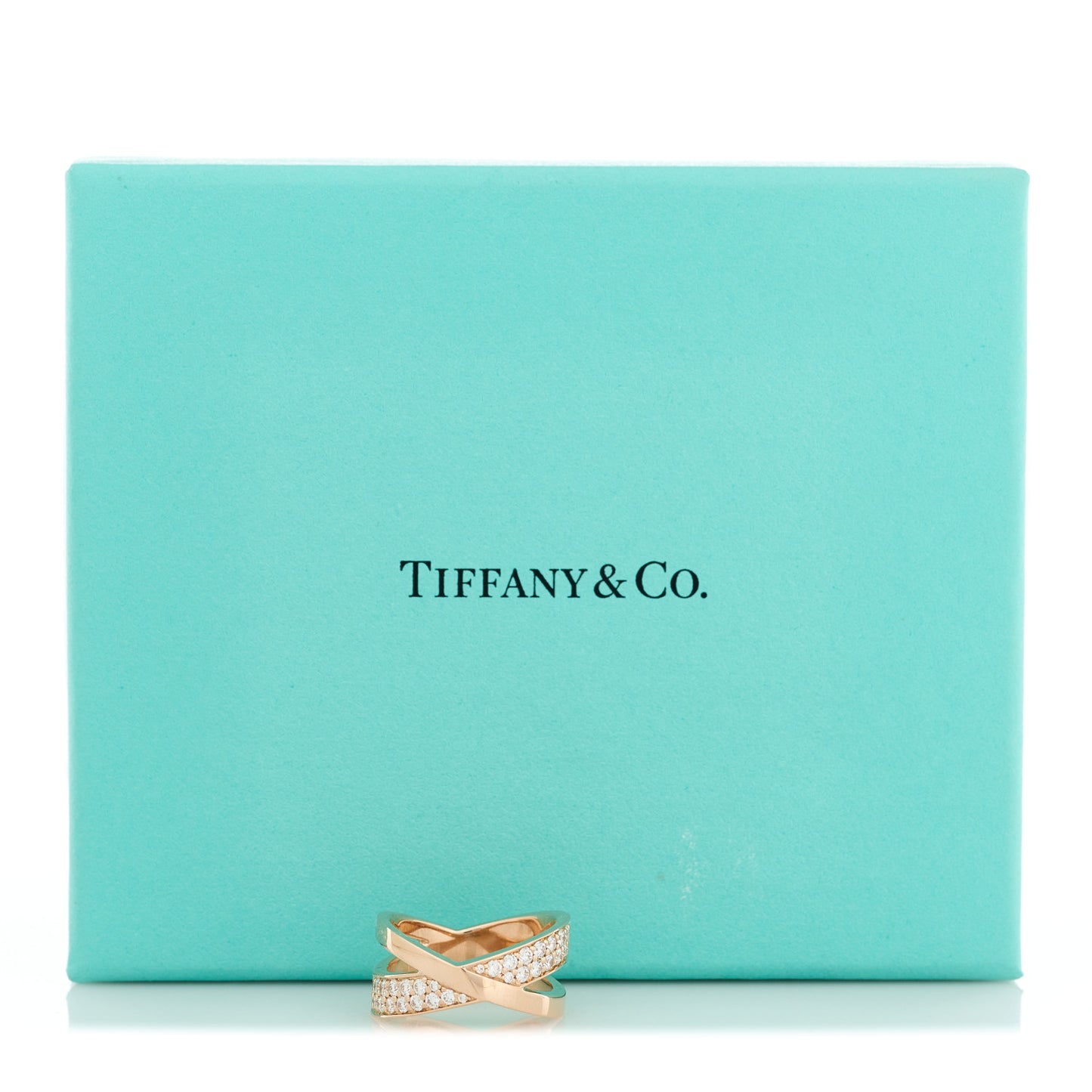 18K Rose Gold Diamond Atlas X Wide Ring 54 7