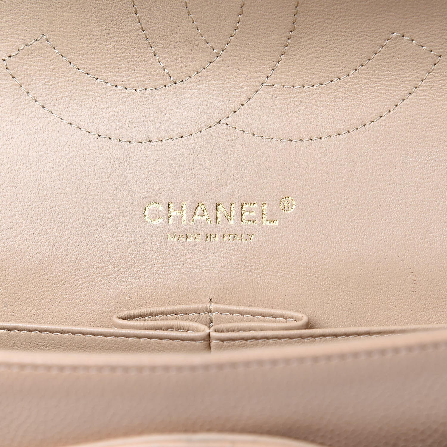 Chanel Caviar Quilted Jumbo Double Flap Beige Clair 6 of 15