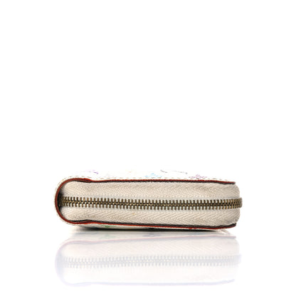 Louis Vuitton Monogram Multicolor Zippy Coin Purse Wallet White 10 of 20