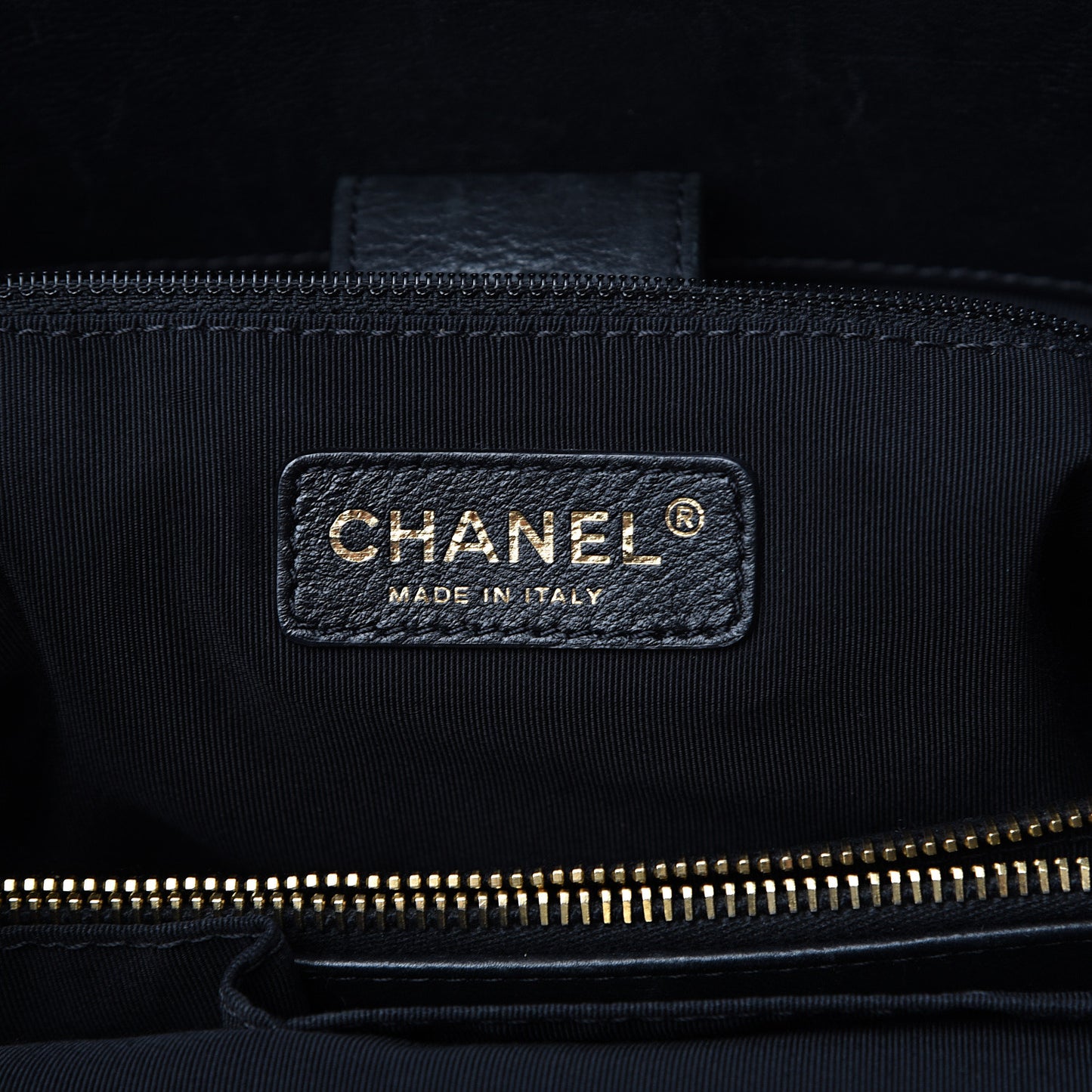Calfskin Quilted Small Chain Me Tote Black