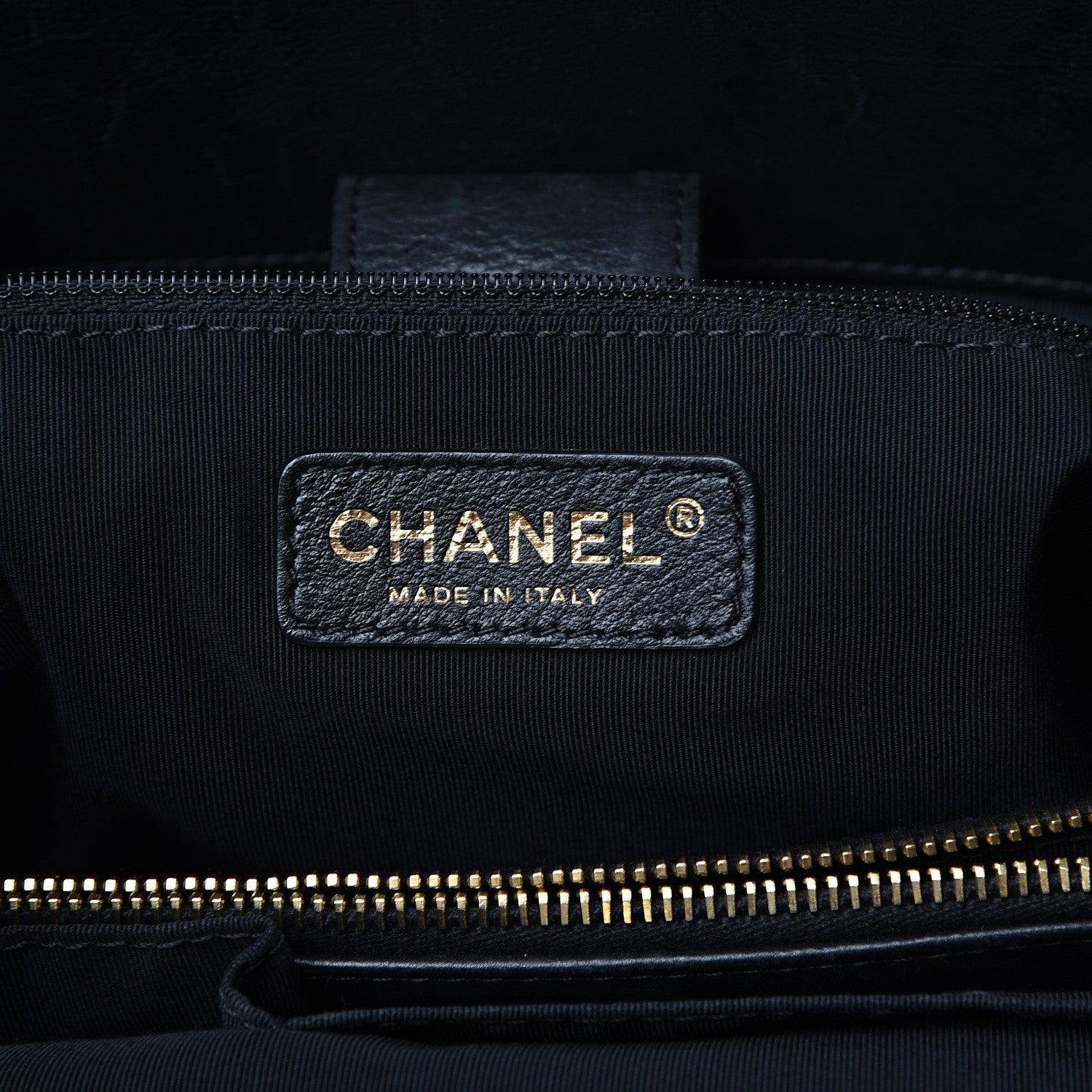 Chanel Calfskin Quilted Small Chain Me Tote Black 5 of 9