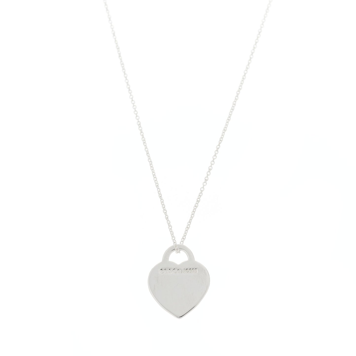 Sterling Silver Small Return to Tiffany Heart Pendant Necklace