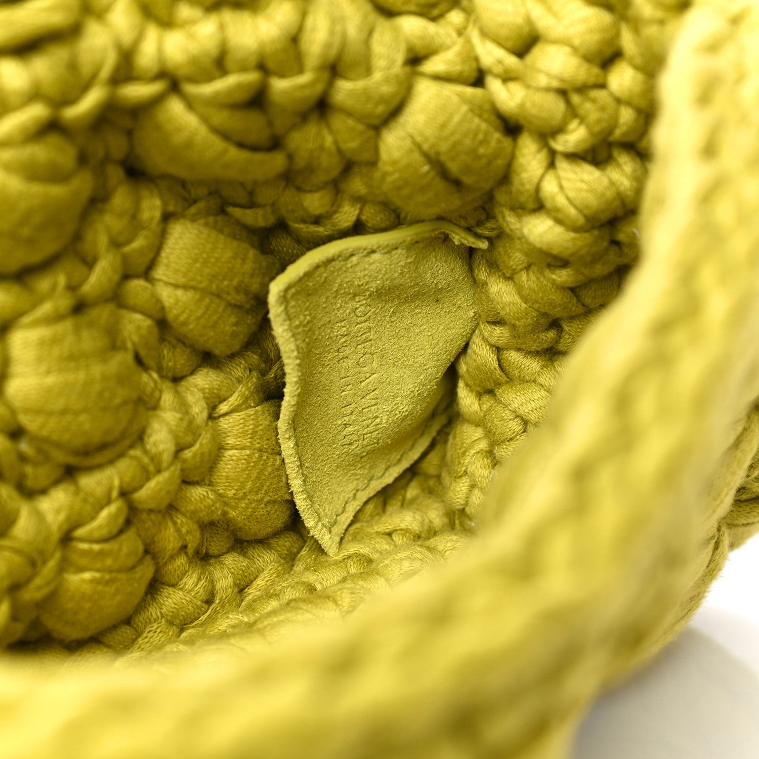 Bottega Veneta Jersey Crochet Shoulder Bag Kiwi 6 of 9
