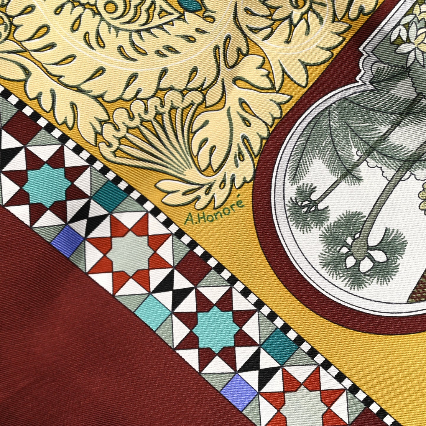 Silk Les Jardins D'Andalouise Scarf 90