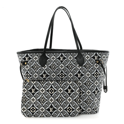 Louis Vuitton Jacquard Since 1854 Neverfull MM Grey 3 of 10