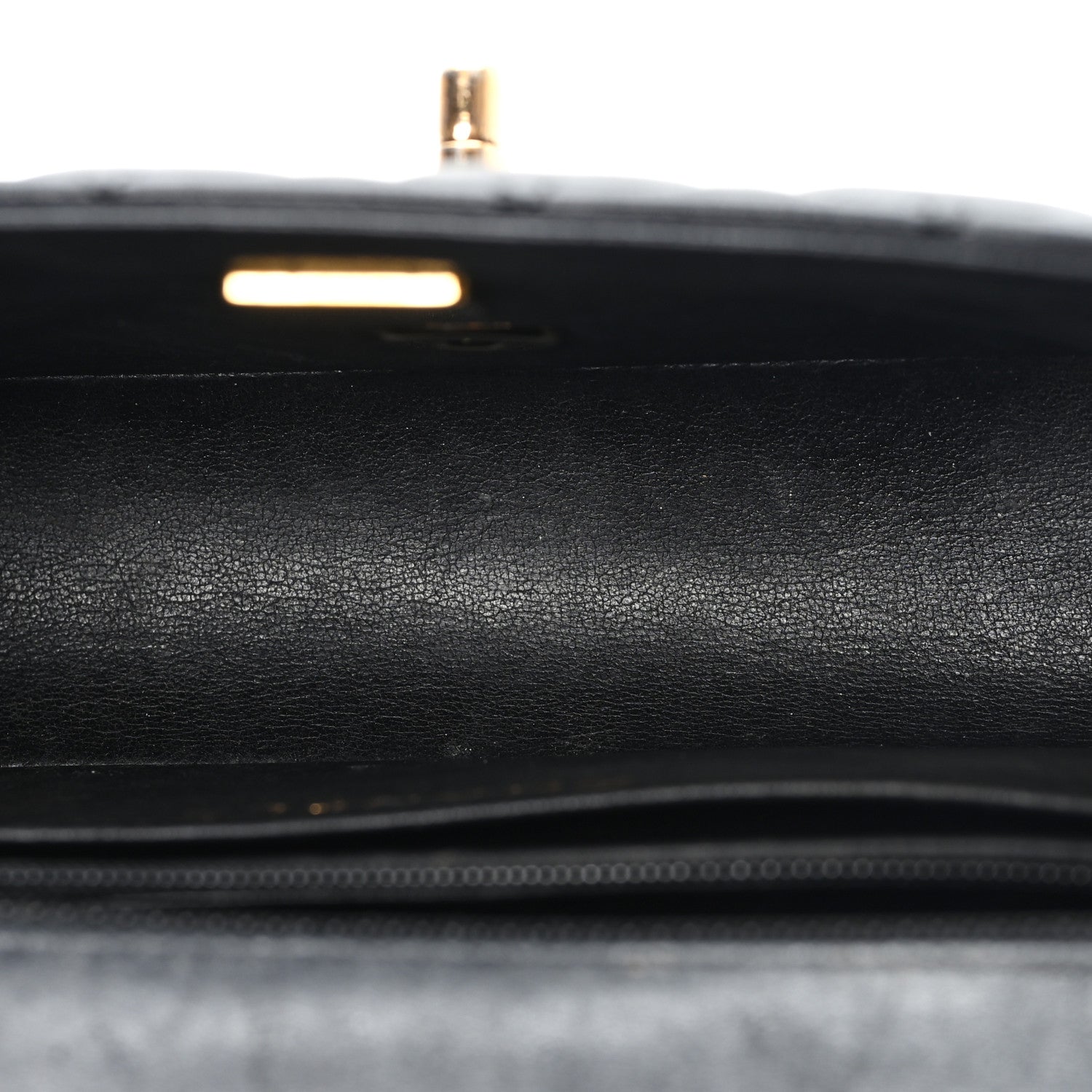 Chanel Lambskin Quilted Mini Rectangular Flap Black 5 of 11