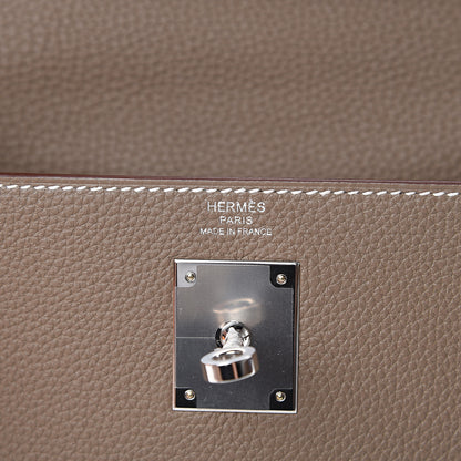 Hermes Togo Kelly Retourne 28 Etoupe 5 of 10