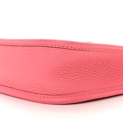 Hermes Taurillon Clemence Allegro Evelyne TPM Rose Azalee Rose Confetti 10 of 11