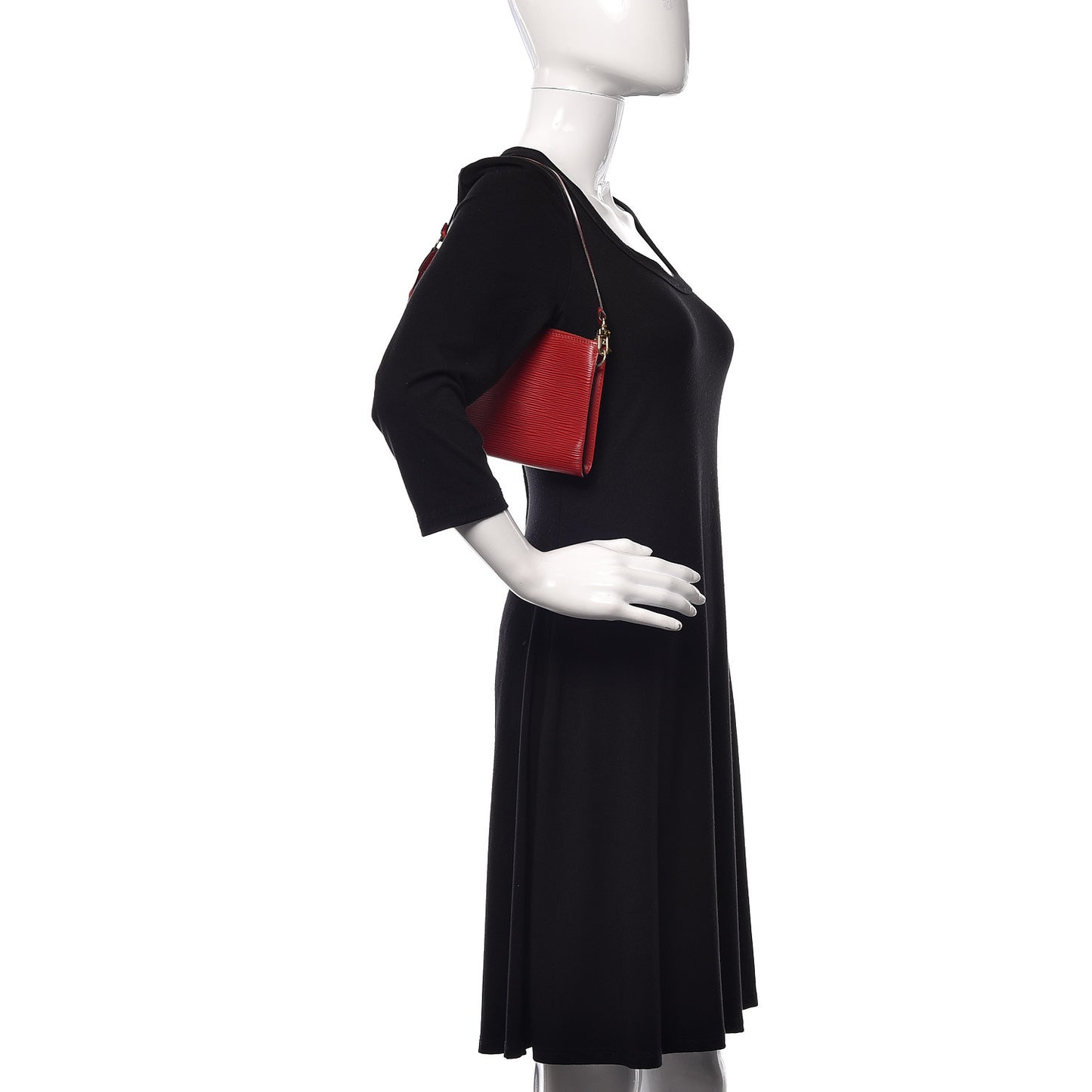 Epi Pochette Accessories 24 Castillan Red