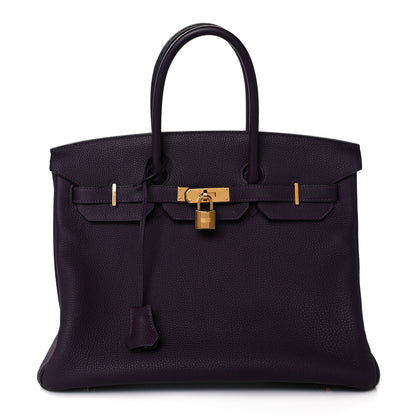 Hermes Togo Birkin 35 Raisin 1 of 13