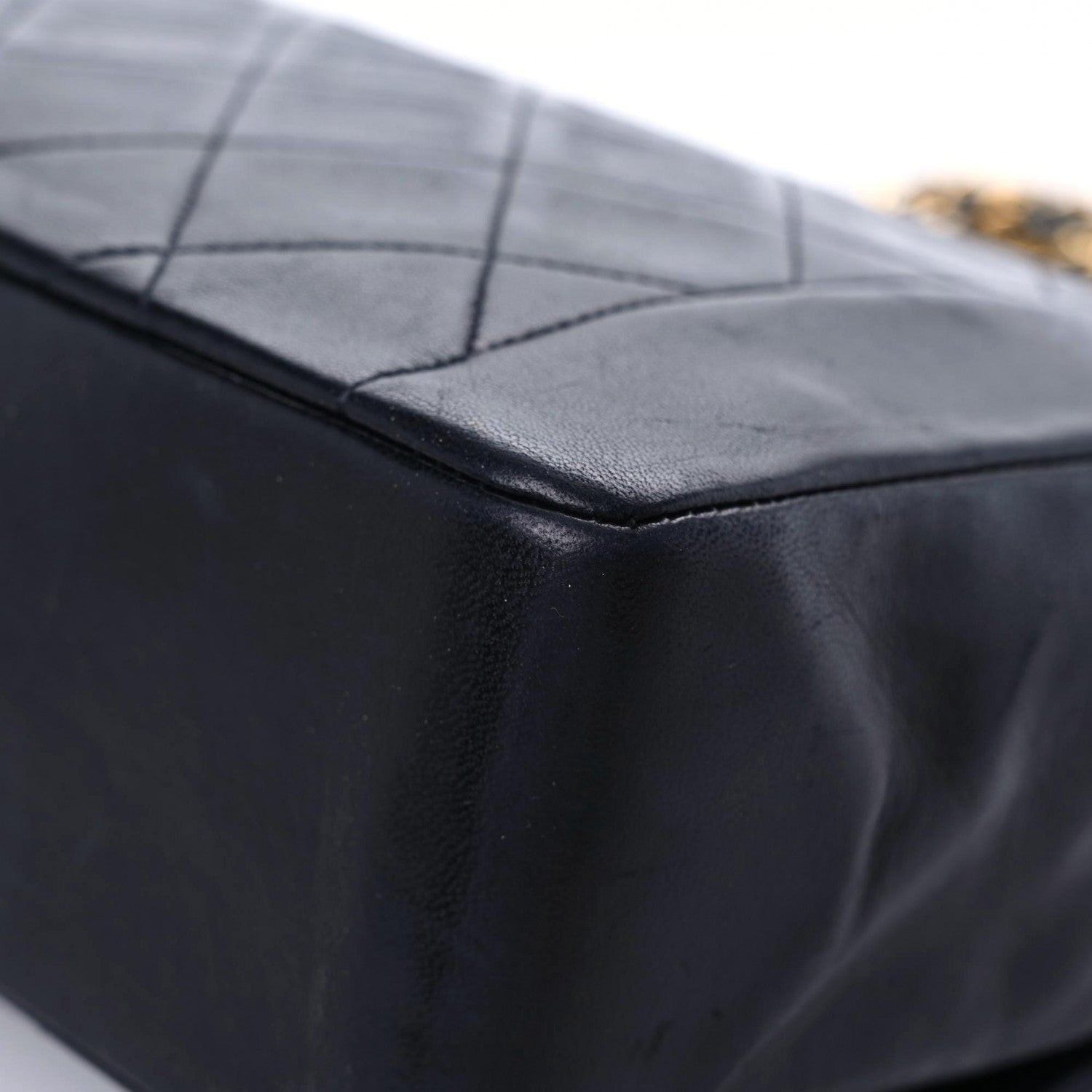 Chanel Lambskin Quilted Medium Single Flap Black 15 of 21