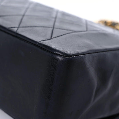 Chanel Lambskin Quilted Medium Single Flap Black 15 of 21