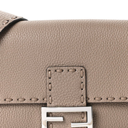 Fendi Cuoio Roma Sellerissima Nappa Sintetica Tape Stitch Baguette Corda 7 of 9