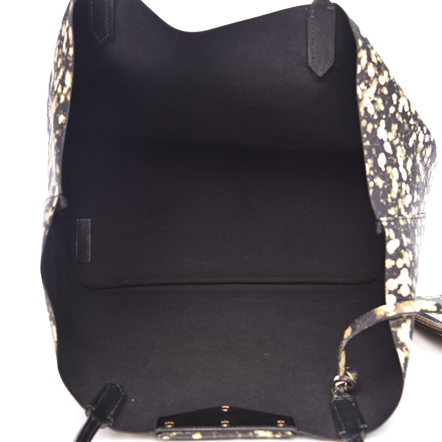 Textured Coated Canvas Baby's Breath Print Large Antigona Tote