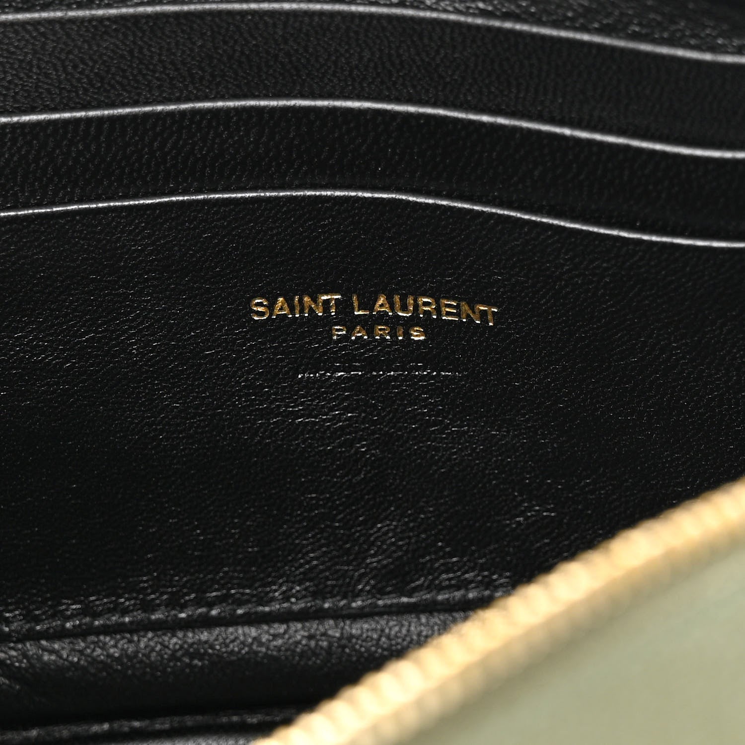 Saint Laurent Grain De Poudre Matelasse Monogram Mini Lou Camera Bag Light Sage 6 of 10