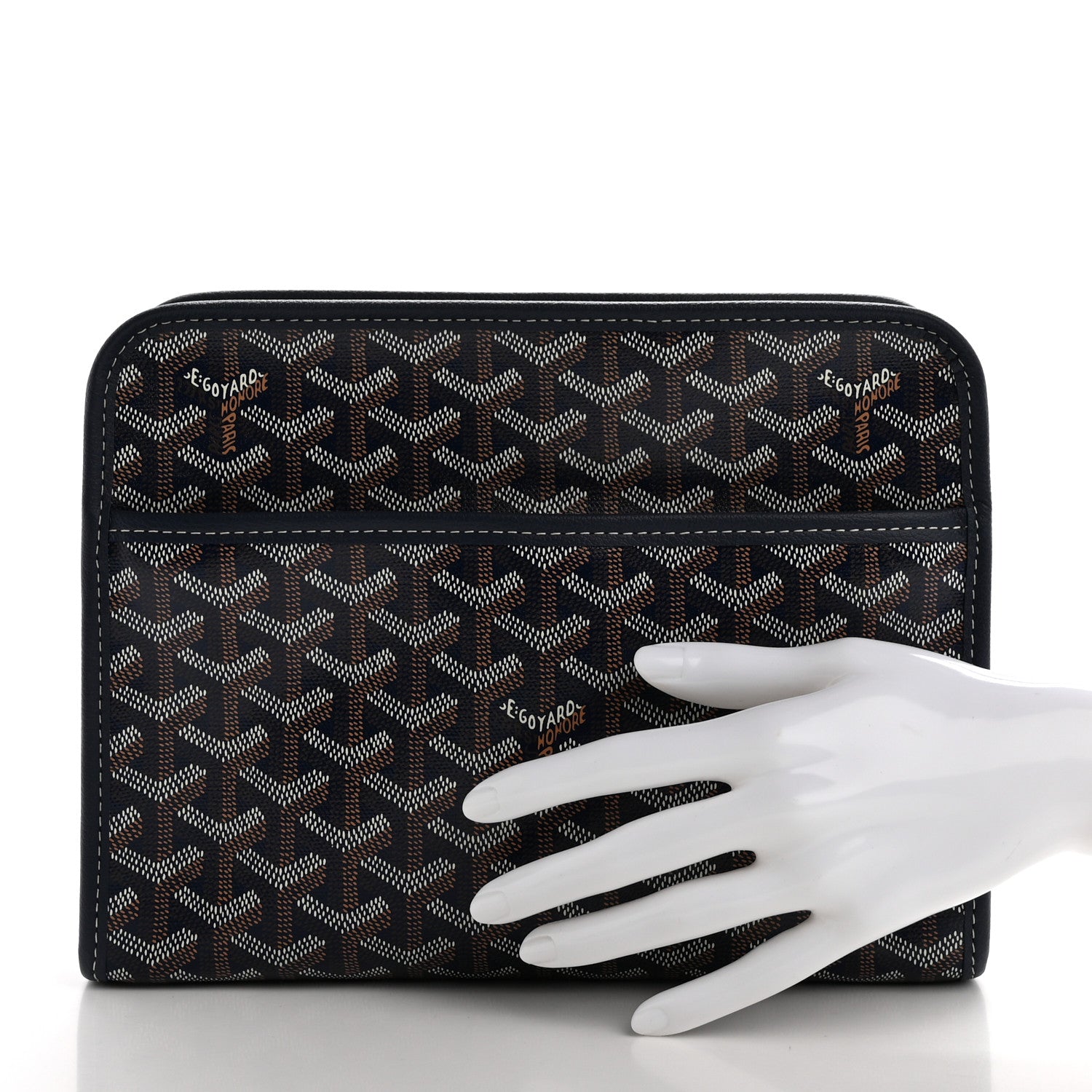 Goyard Goyardine Jouvence Toiletry Pouch Navy 2 of 7