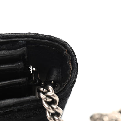 Gucci Velvet GG Monogram Mini Dionysus Chain Wallet Black 14 of 15