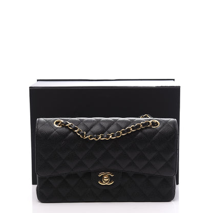 Chanel Caviar Quilted Medium Double Flap Black 10 of 10