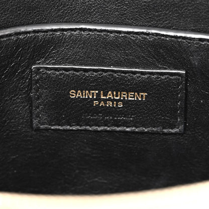 Saint Laurent Calfskin Matelasse Victoire Chain Wallet Black 7 of 21