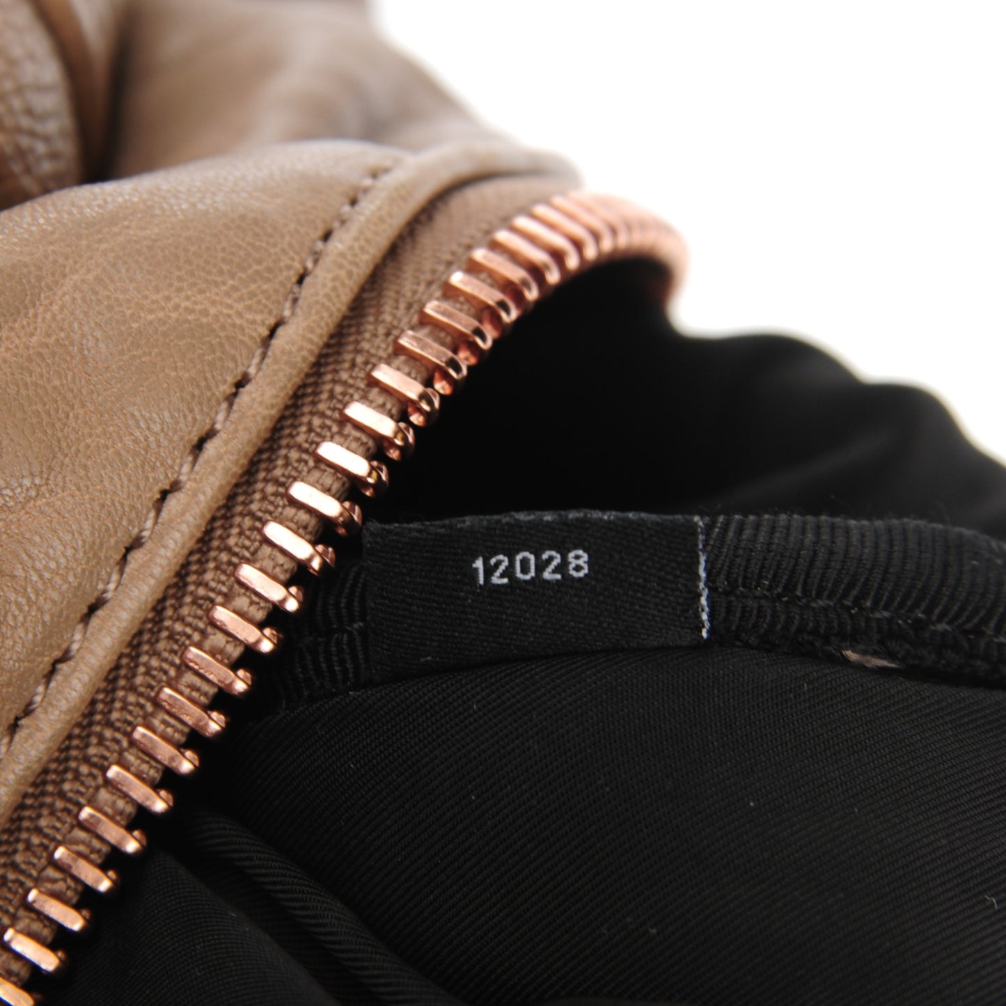 Pebbled Lambskin Rocco Latte Rose Gold Hardware