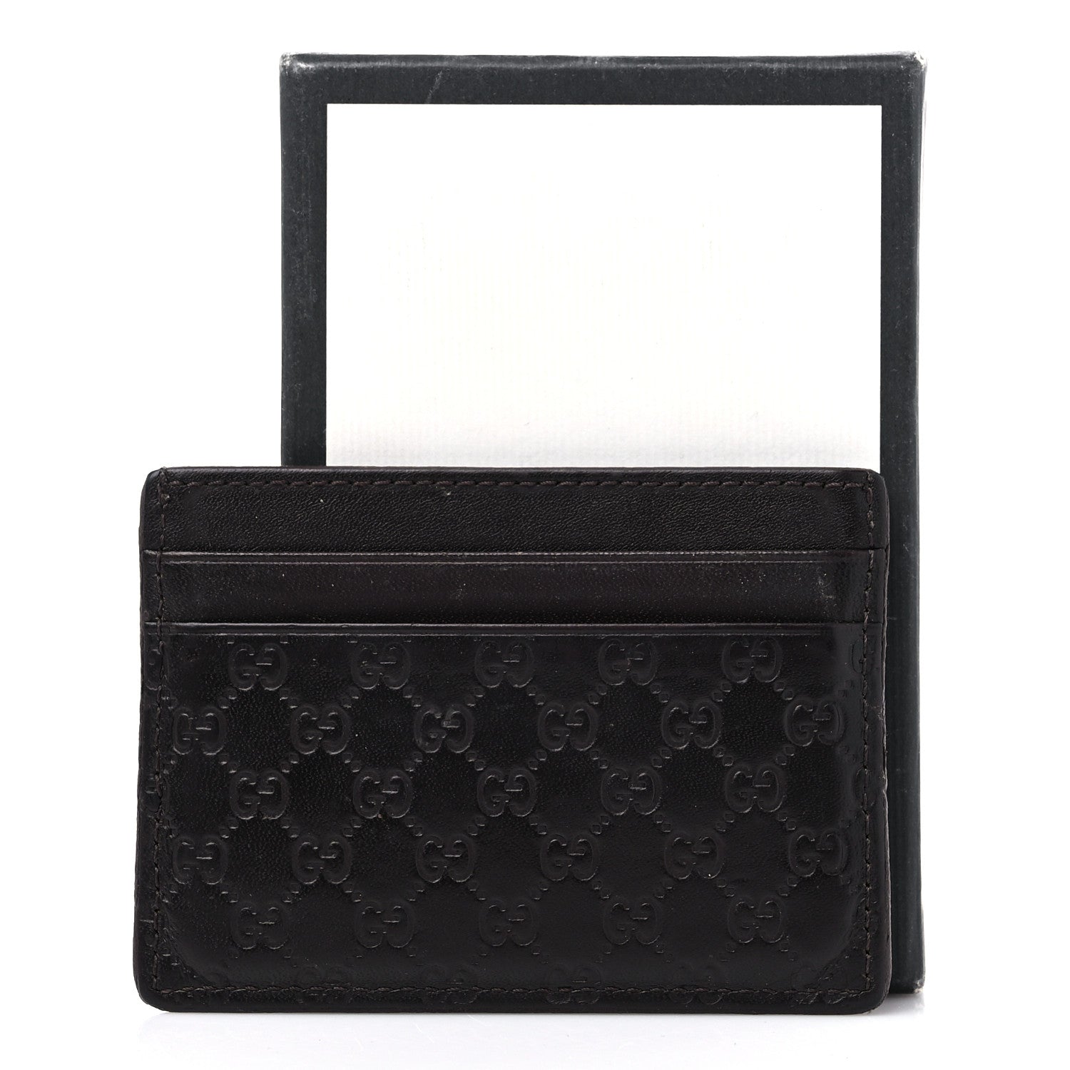 Gucci Microguccissima Card Holder Dark Brown 14 of 14