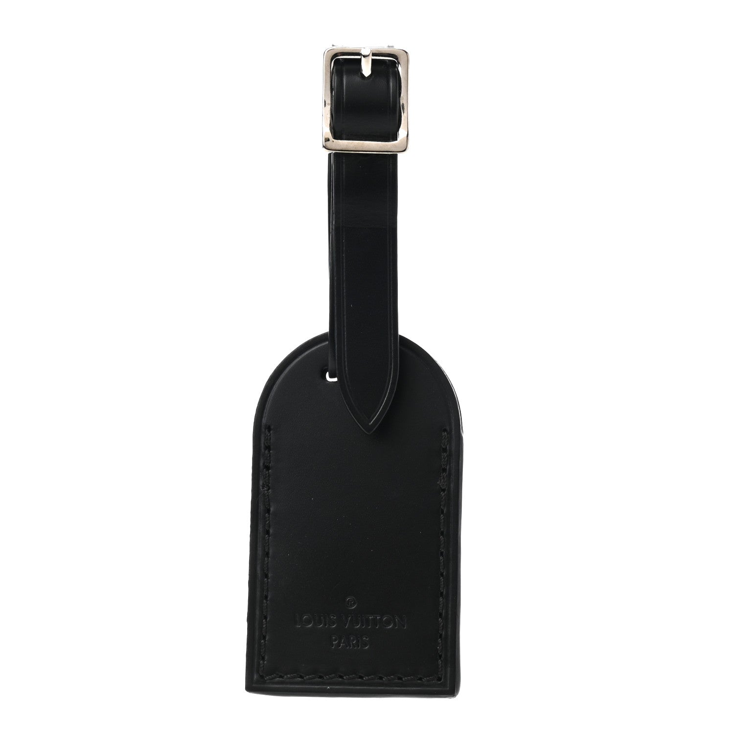 Louis Vuitton Calfskin Luggage Tag Black 1 of 4