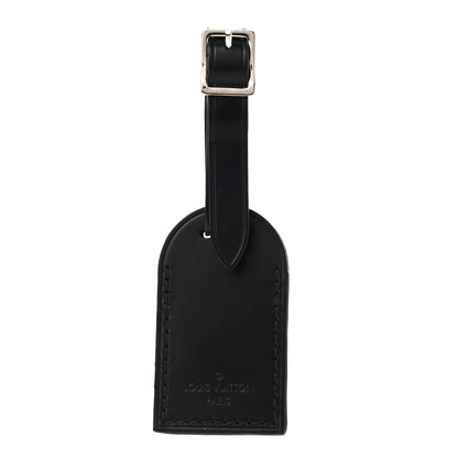 Louis Vuitton Calfskin Luggage Tag Black 1 of 4