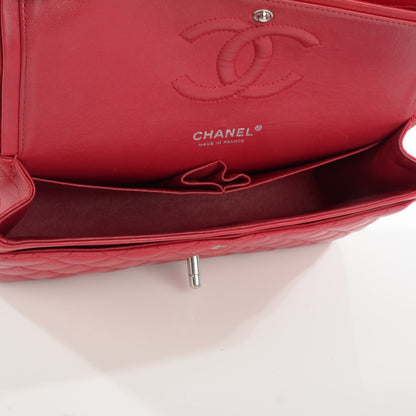 Chanel Lambskin Quilted Medium Double Flap Red 5 of 9