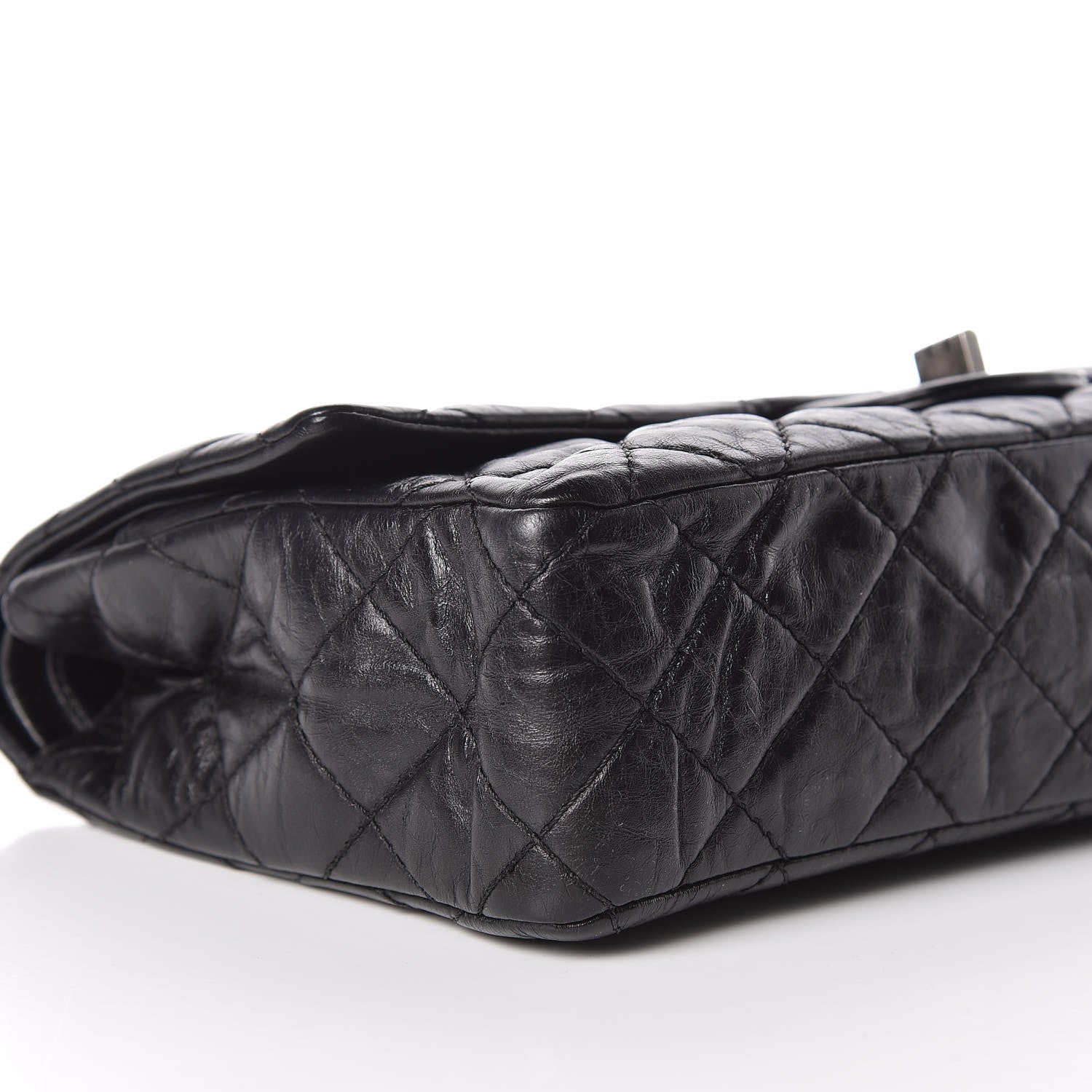 Chanel Metallic Aged Calfskin 2.55 Reissue 226 Flap Black 5 of 8