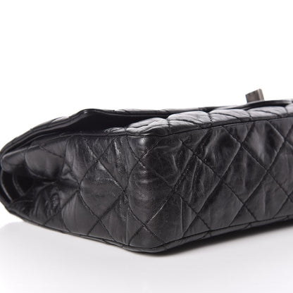 Chanel Metallic Aged Calfskin 2.55 Reissue 226 Flap Black 5 of 8