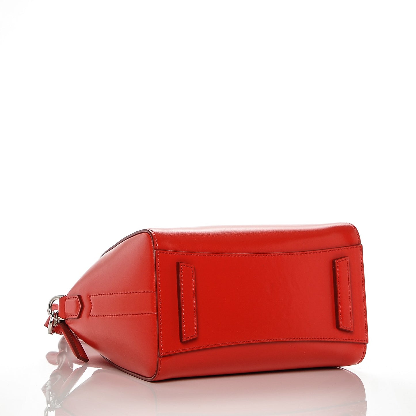 Shiny Lord Calfskin Mini Antigona Red