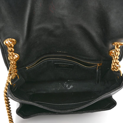 Saint Laurent Lambskin Matelasse Monogram Medium Niki Chain Satchel Black 5 of 15