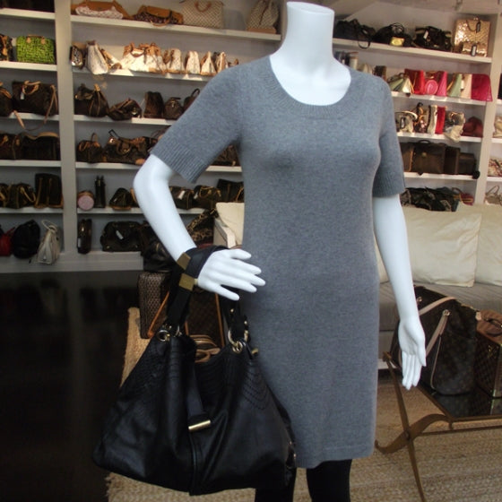 Jimmy Choo Leather Alex Hobo Black 2 of 11